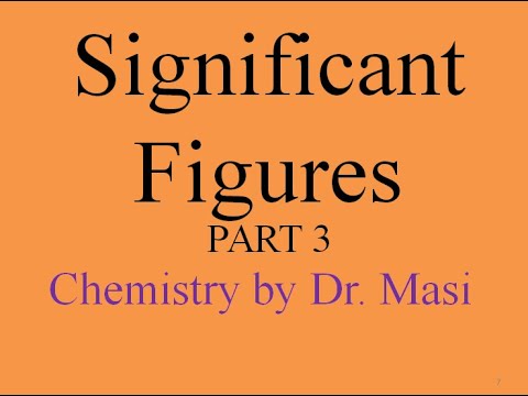 Significant Figures - A Fast Review! part 3 Significant Digits