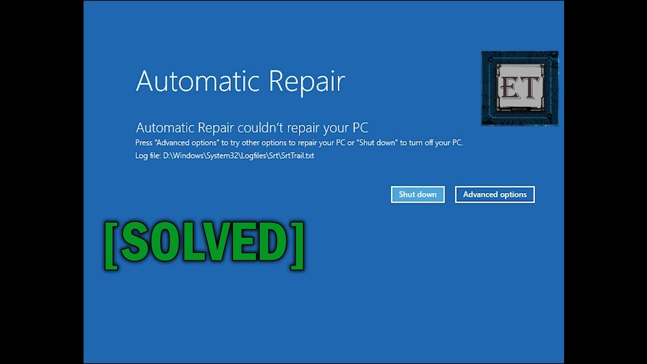 Fix Windows 10 Automatic Repair Loop π οΈ