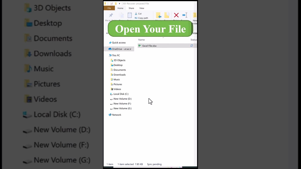Recover Unsaved Excel Files | Quick Tips π