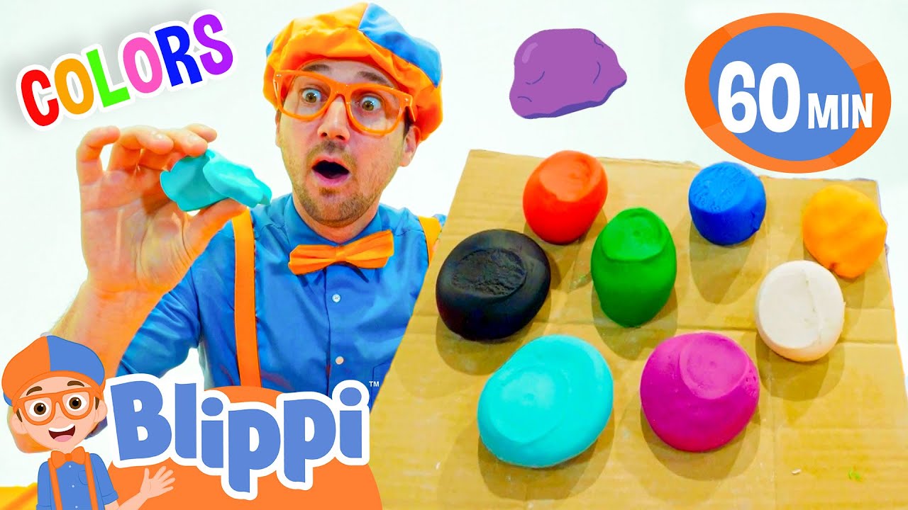 Blippi Explores Colors, Shapes & Textures! 🎨 Fun Educational Video for Kids