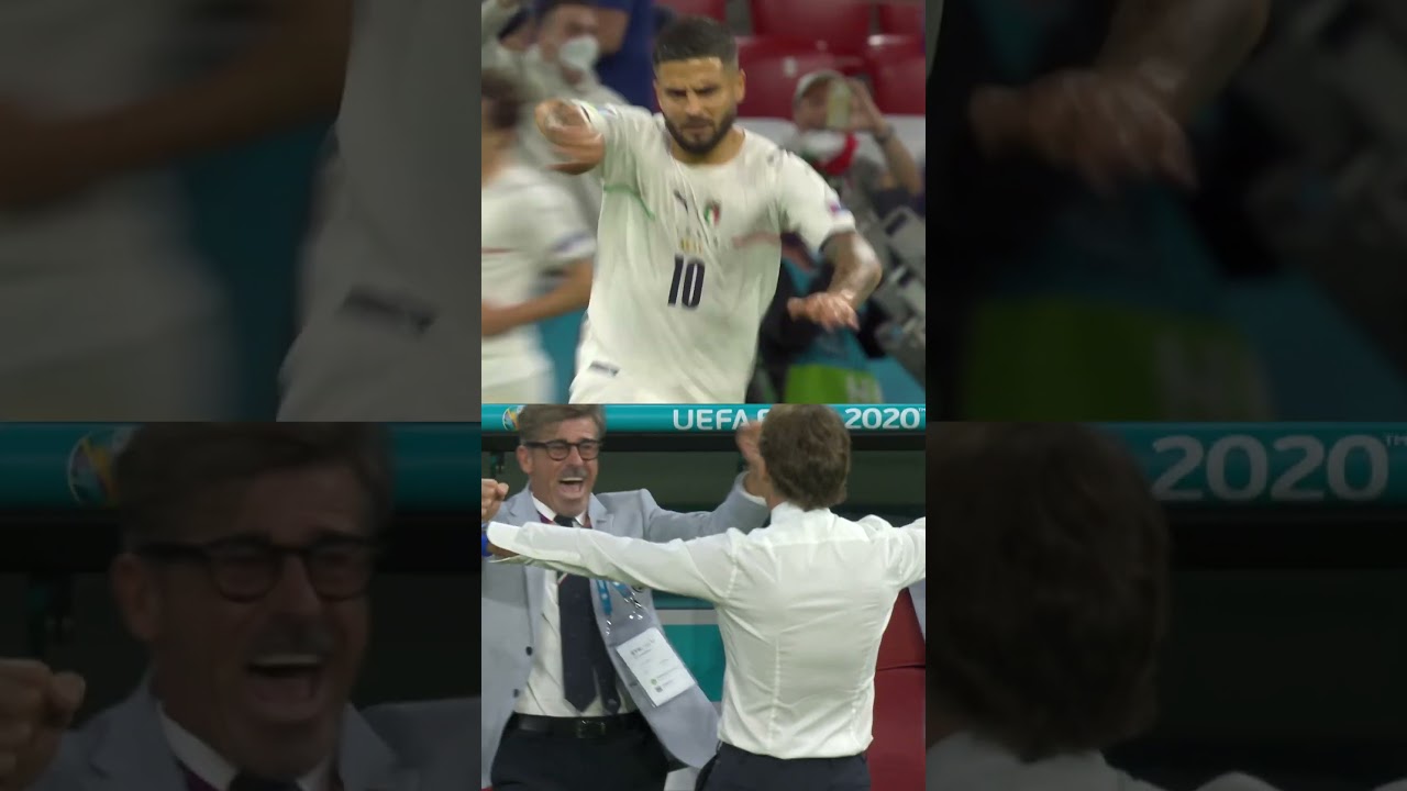 EURO 2020 Benchcam: Insigne & Mancini 🎥