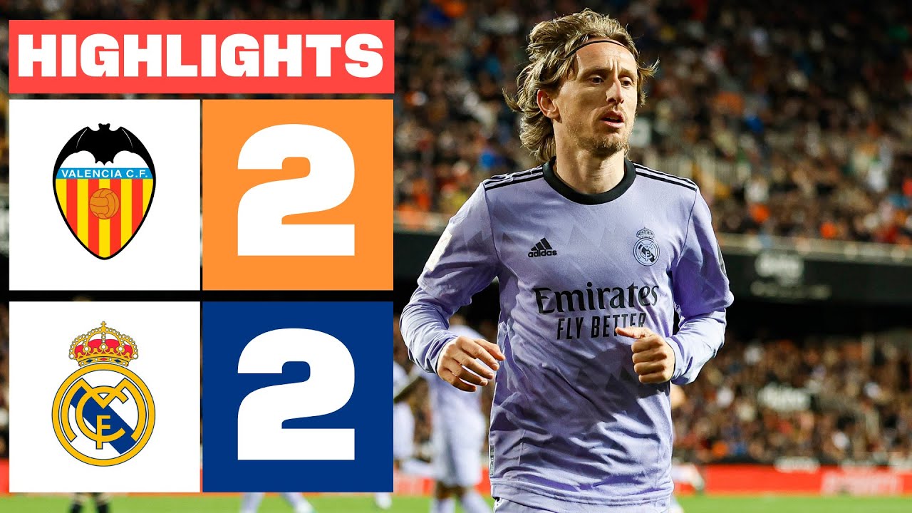 Valencia CF 2 - 2 Real Madrid | Resumen La Liga EA Sports