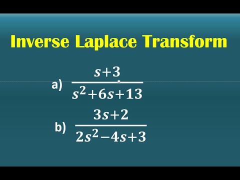 Inverse Laplace Transform Examples & First Shifting Property