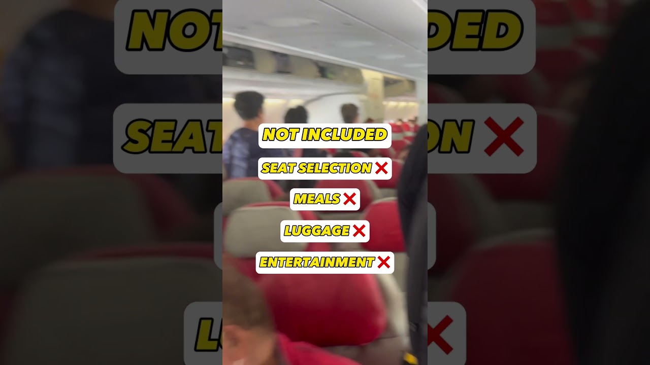 AirAsia Economy Ticket: What's Included and What's Not ✈️