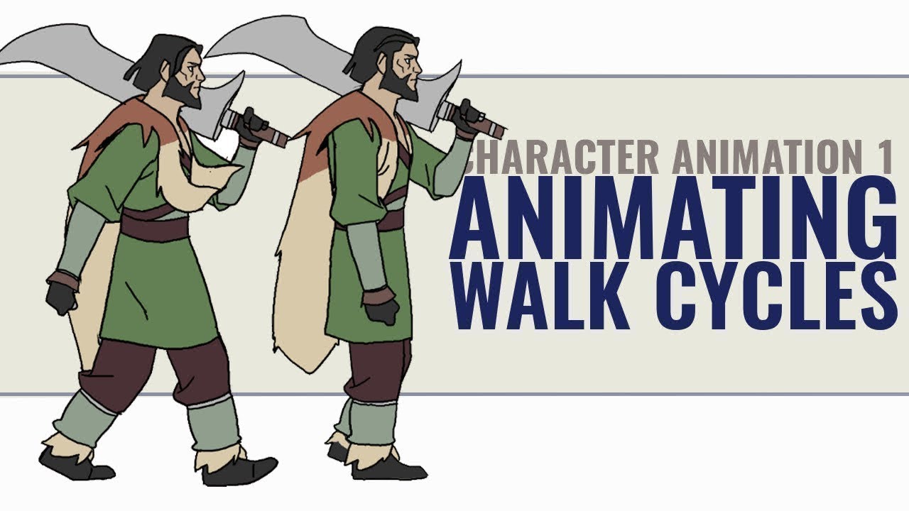 2D Walk Cycles Animation Tutorial 🎥