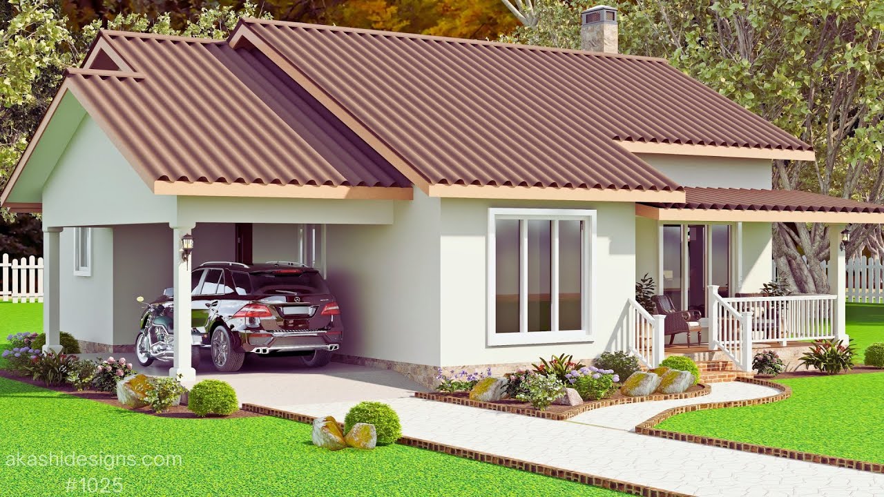 Elegant Small Cottage Design & Floor Plan 🏡