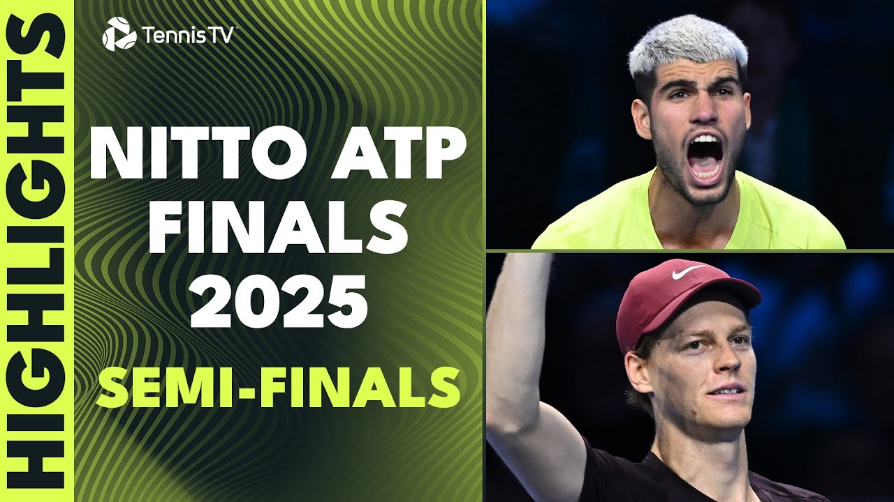 ATP Finals 2025 Semi-Finals Highlights 🎾