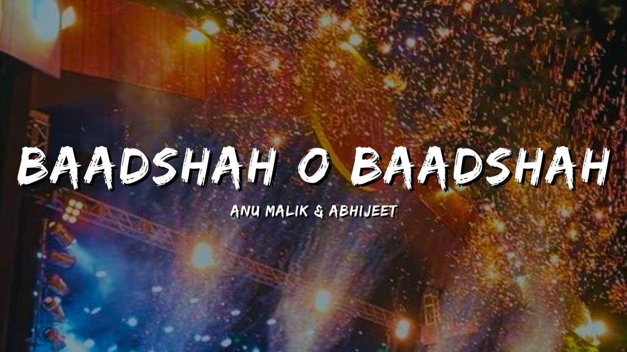Baadshah - Anu Malik & Abhijeet | Bollywood Song Featuring Shah Rukh Khan