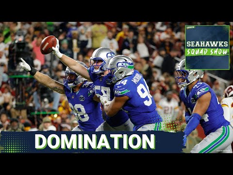 SEAHAWKS SQUAD SHOW: Seattle Seahawks DOMINATING vs Washington Commanders on SNF