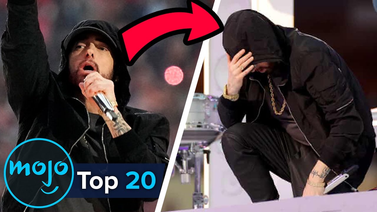 Top 20 Iconic Eminem Moments 🎤