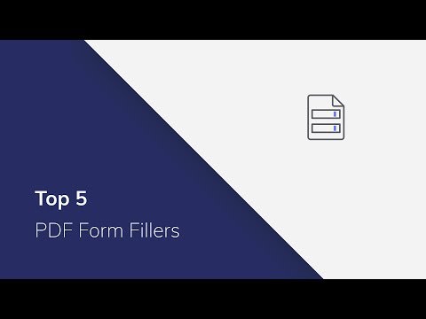 Top 5 PDF Form Fillers You MUST Know 2019