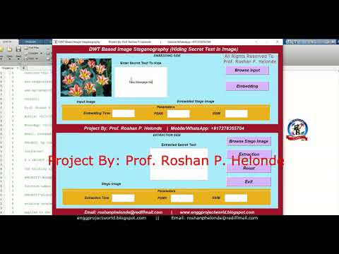 Image Steganography Using DWT Algorithm With Source Code DWT Based Image Steganography Matlab