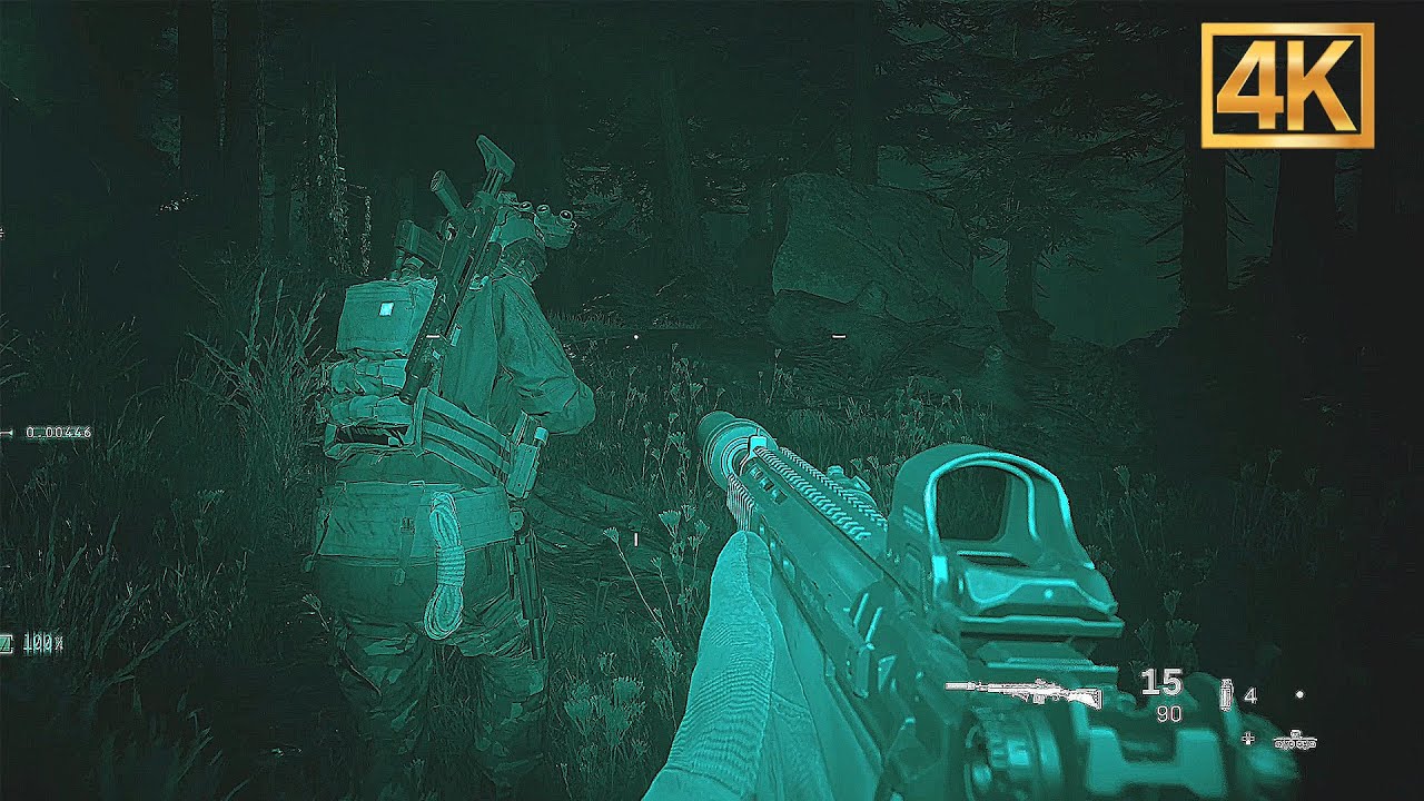 Modern Warfare 4K Night Stealth Mission 🎮
