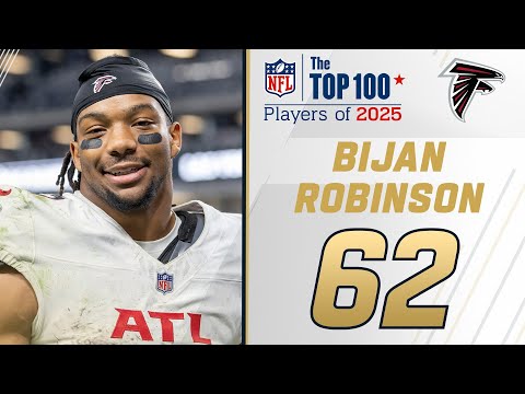 62: Bijan Robinson (62, Falcons) | Top 100 Players of 2025