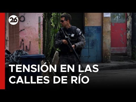 Canal 26 Desde Brasil: El Pánico en las Calles de Río de Janeiro por la Guerra entre Policía y Comando Vermelho