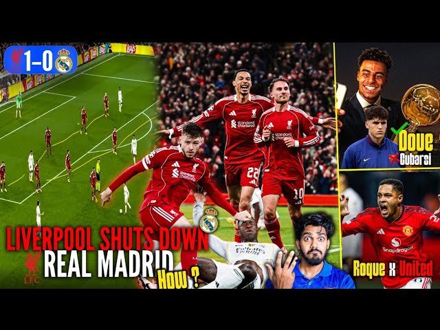 Liverpool Defeats Real Madrid 1-0 | Tactical Analysis & Golden Boy Award Highlights