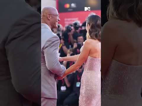 Dwayne Johnson and Emily Blunt being the ultimate duo at Venice Film Festival 🥹