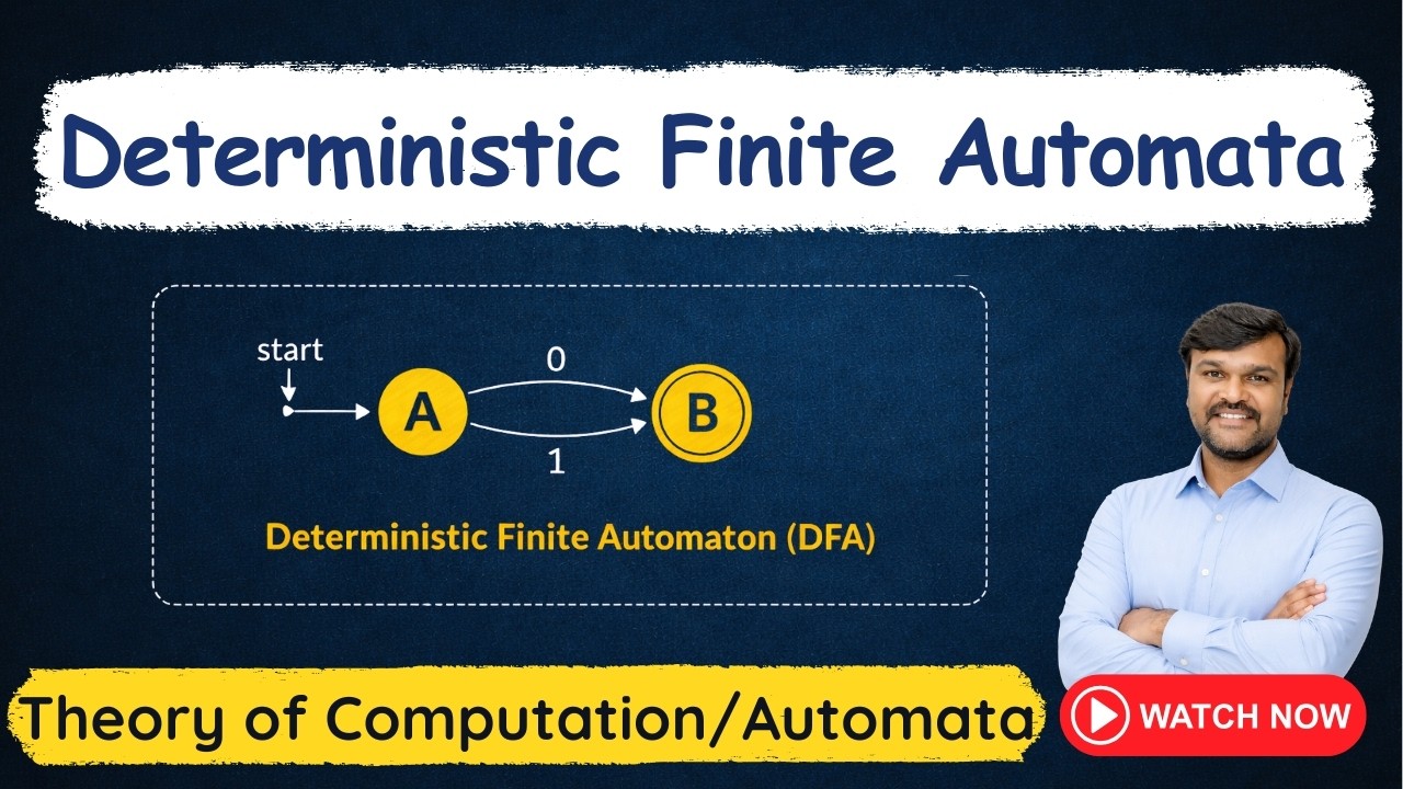 Deterministic Finite Automata – Definition | Deterministic Finite Automata (DFA) | TOR