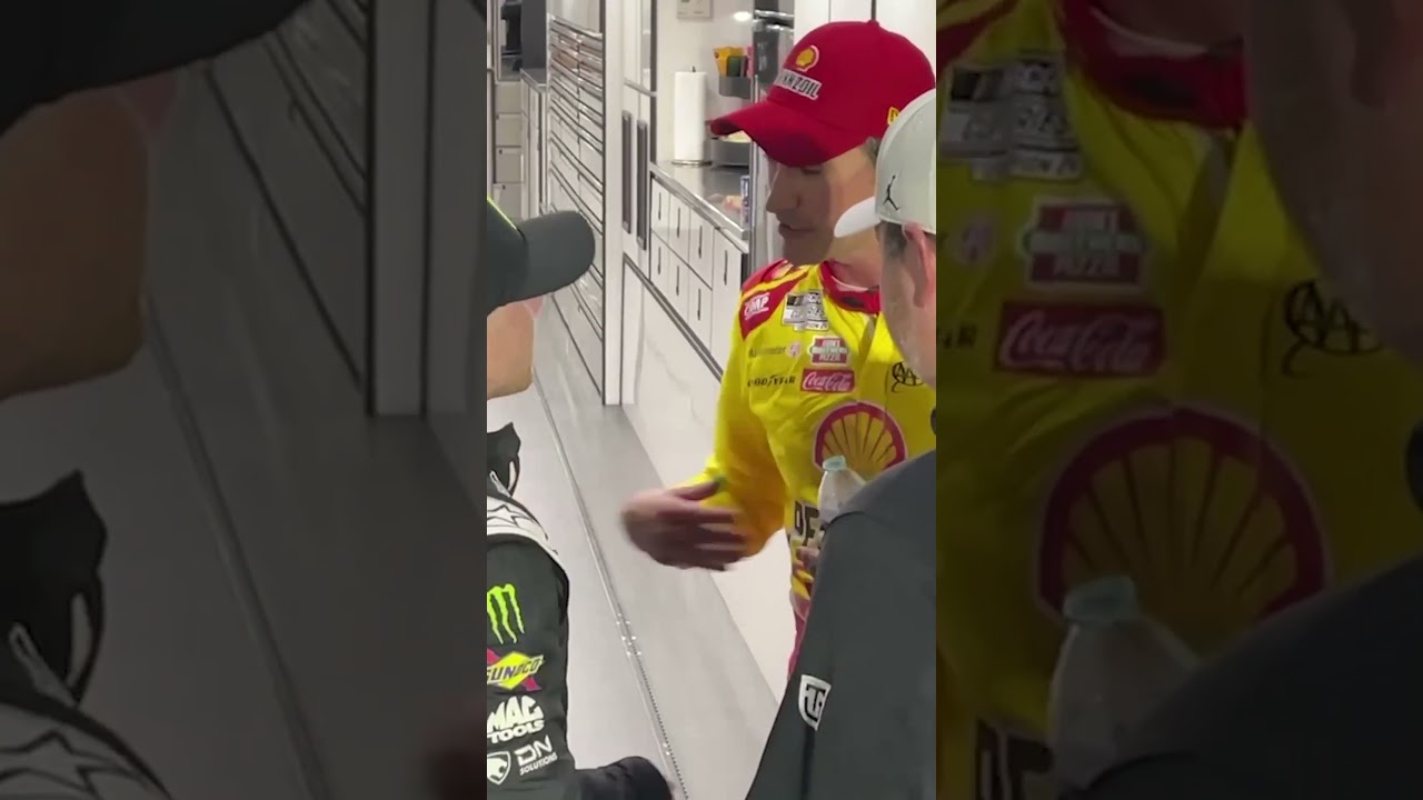Intense Showdown Between Ty Gibbs and Joey Logano After Busch Light Clash π