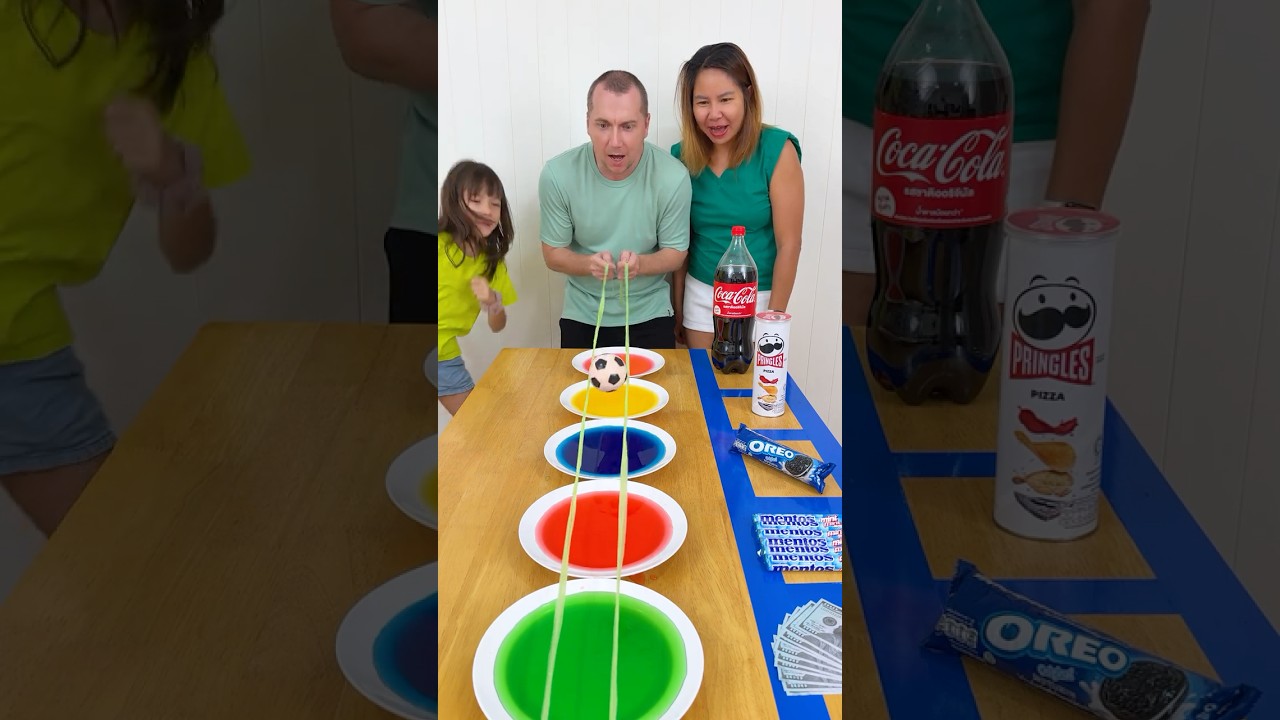 The Ball Rolling Along a Rope! Exciting Family Moment #shorts