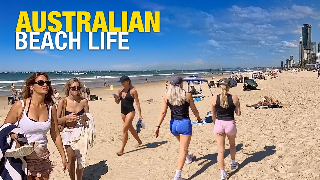 Discover the Stunning Gold Coast Beaches in 4K UHD 🌊 | Ultimate Summer Walks & Rides