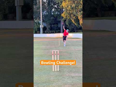 3 stumps, 3 balls, 1 delivery! Is it possible? 🤔 #cricket