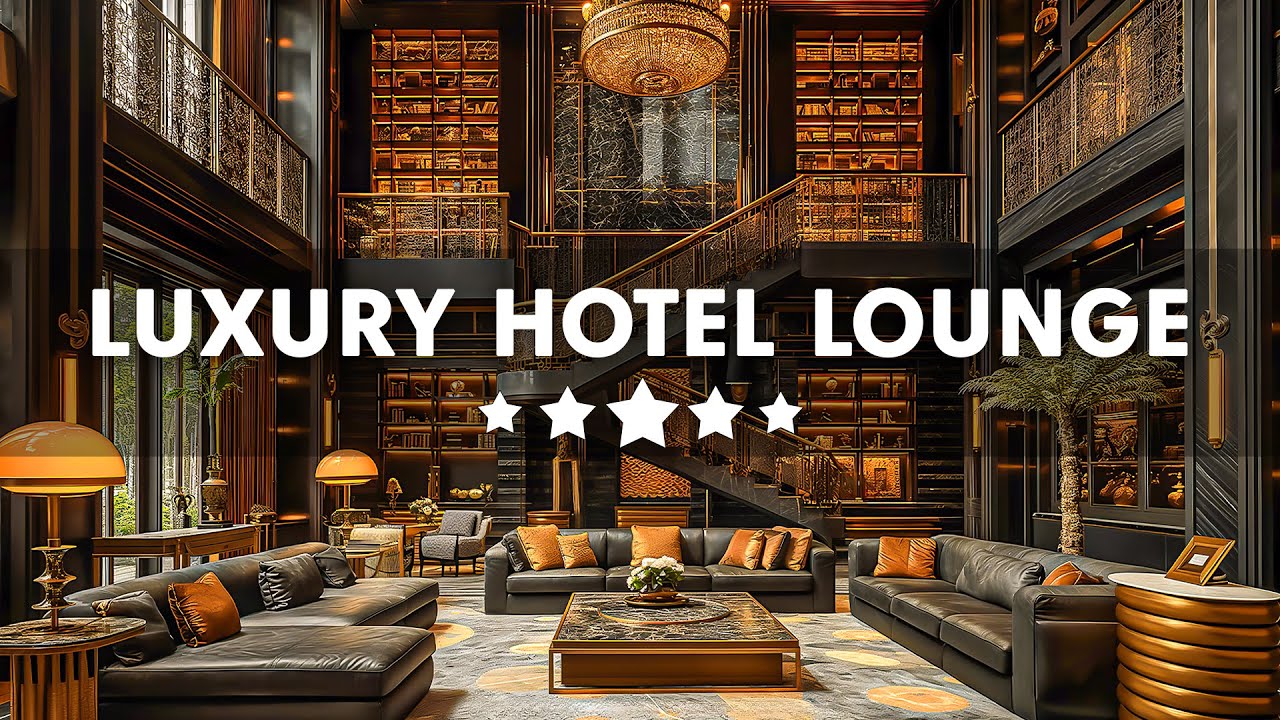 Luxury Hotel Lounge Jazz & Saxophone Music 🎷