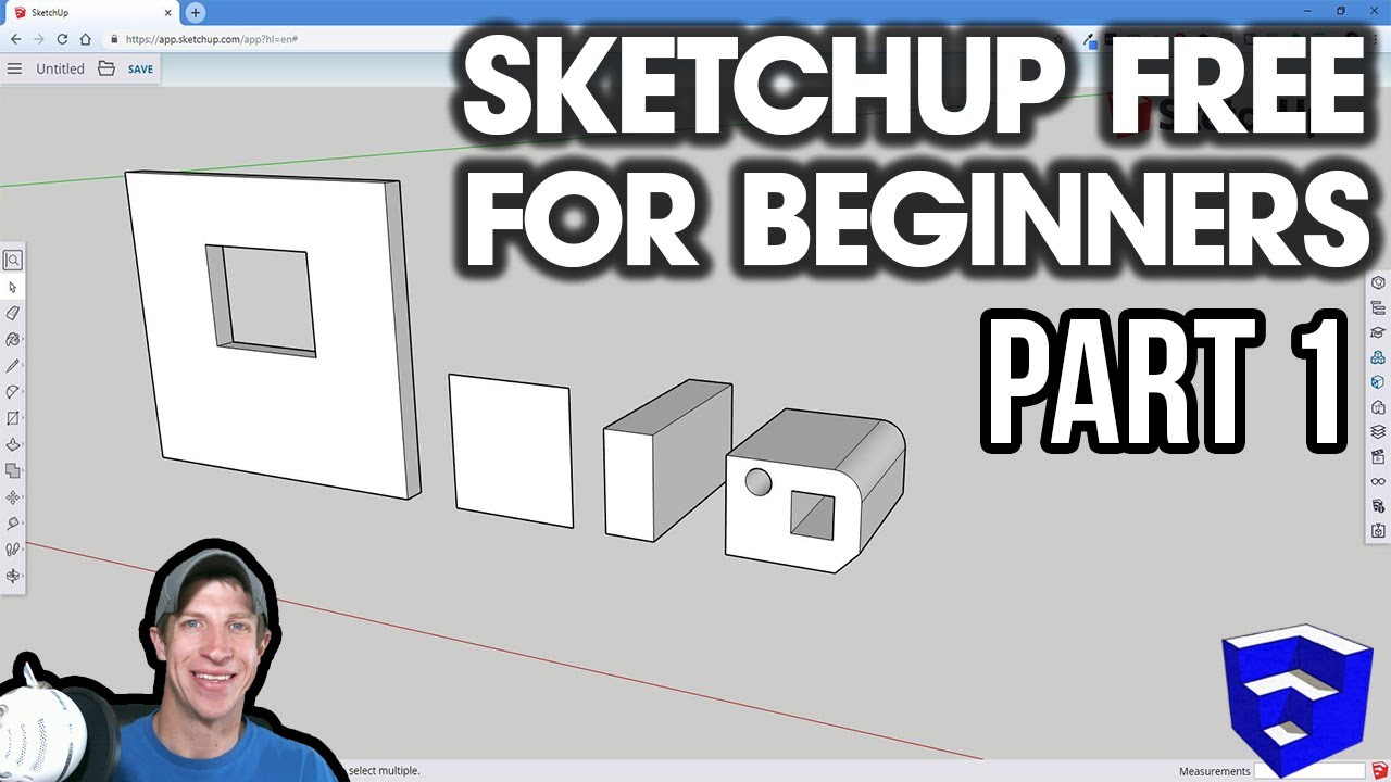 SketchUp Free for Beginners: Lesson 1 π