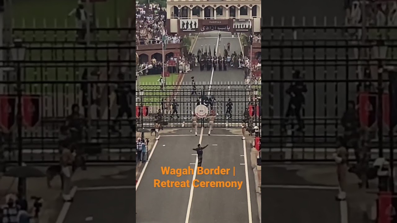 Wagah Border Retreat Ceremony ๐ฎ๐ณ๐ต๐ฐ