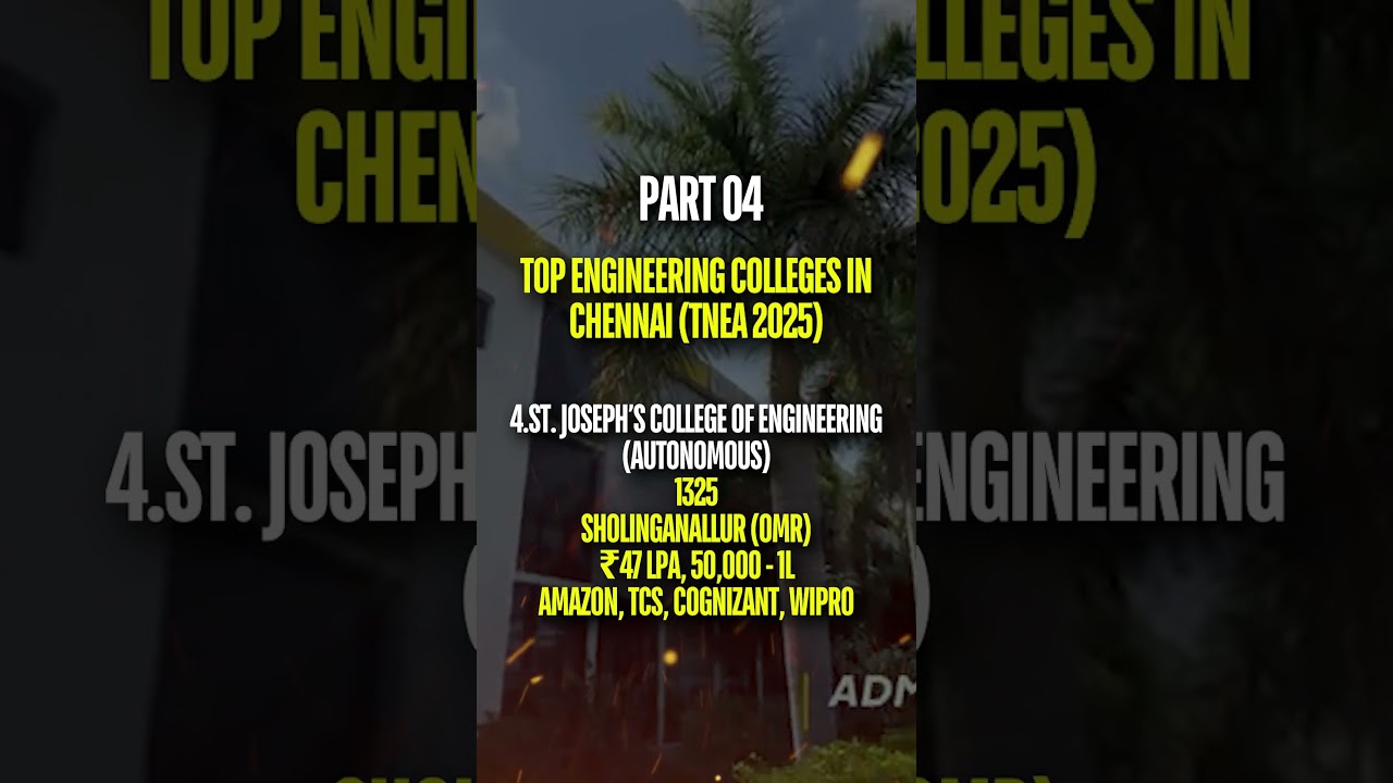 ST. JOSEPH’S COLLEGE CHENNAI 2025🔥 SALARY PACKAGE, FEES & TOP RECRUITERS REVEALED