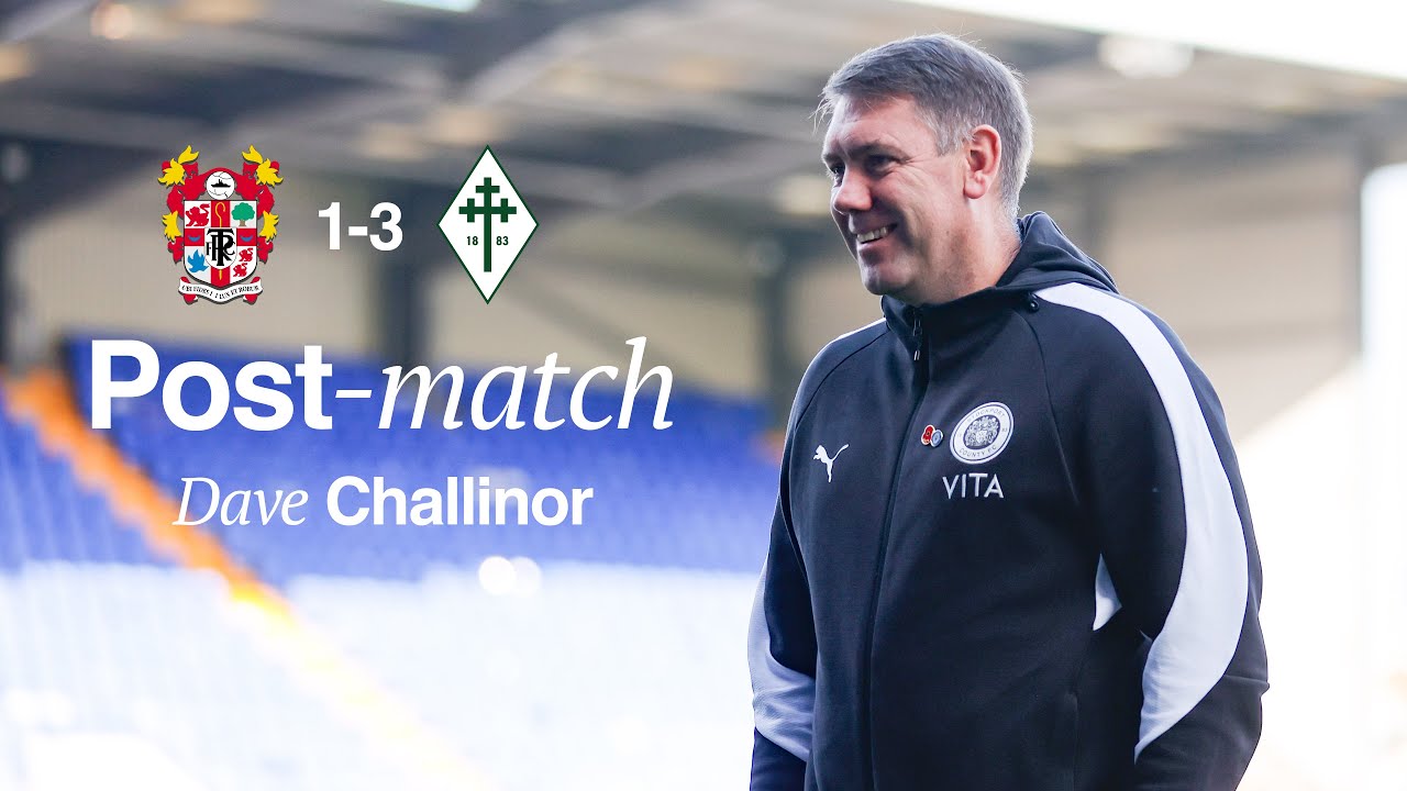 Dave Challinor's Post-Match Interview | Tranmere Rovers Insights