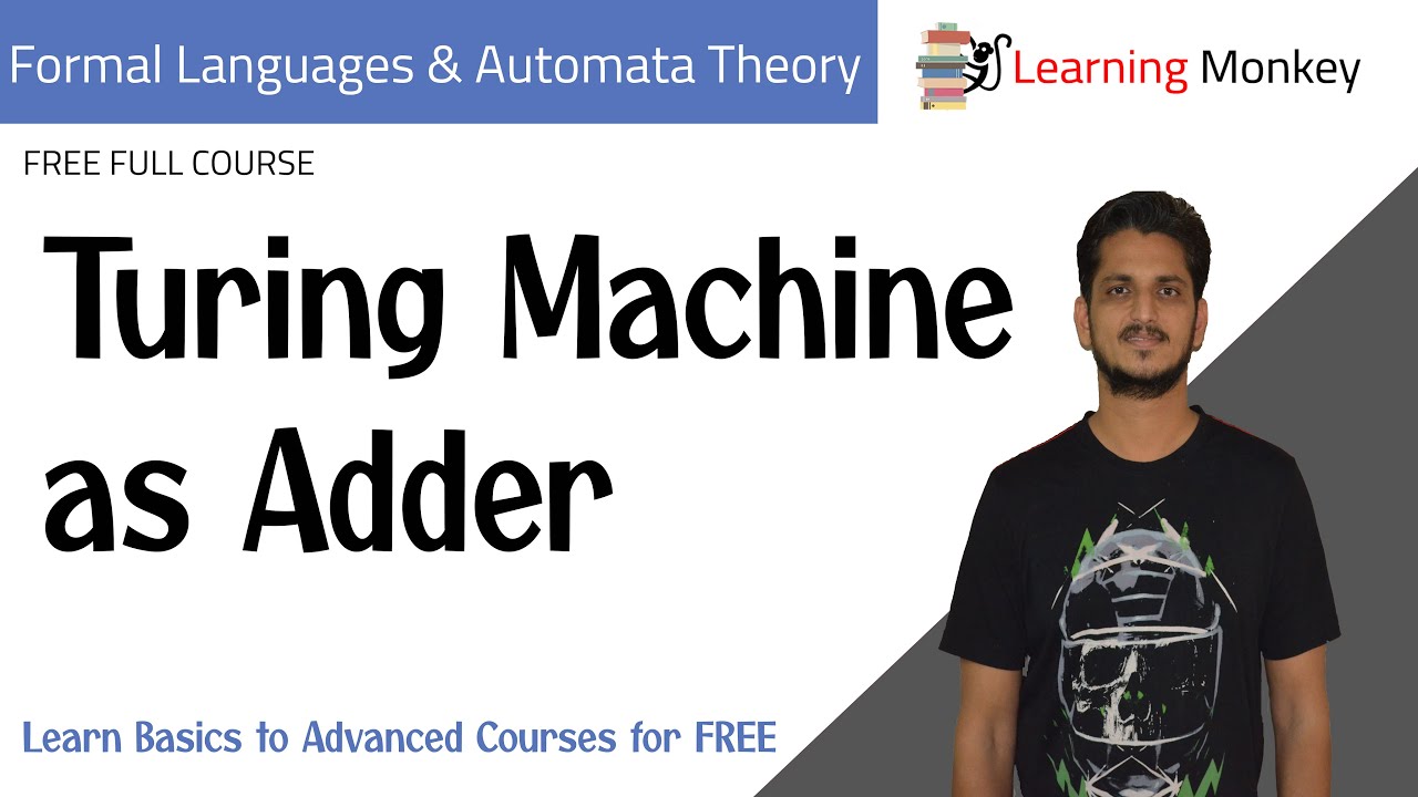 Learn How a Turing Machine Performs Addition | Finite Automata Lesson 87 🤖
