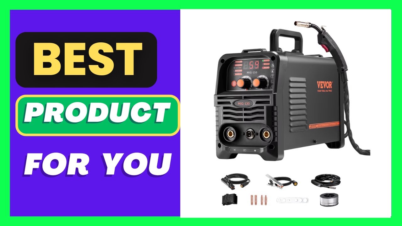 SucceBuy 130A MIG Welder – 3-in-1 Portable Machine