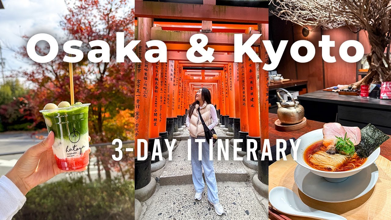 Japan Travel Vlog: Osaka & Kyoto Food & Activities 🇯🇵