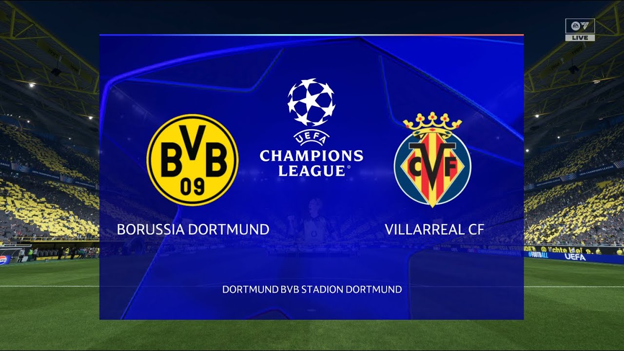 Dortmund vs Villarreal | UEFA Champions League