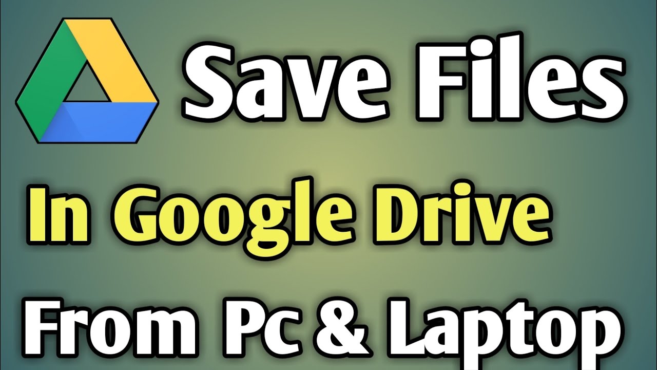 Save Pdf Image And Document | How To Upload File In Google Drive In Laptop And Computer