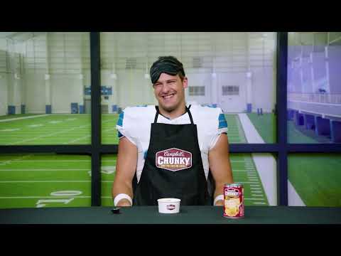 See how well Sam LaPorta knows his Campbell's Chunky Soups with this blind taste test challenge