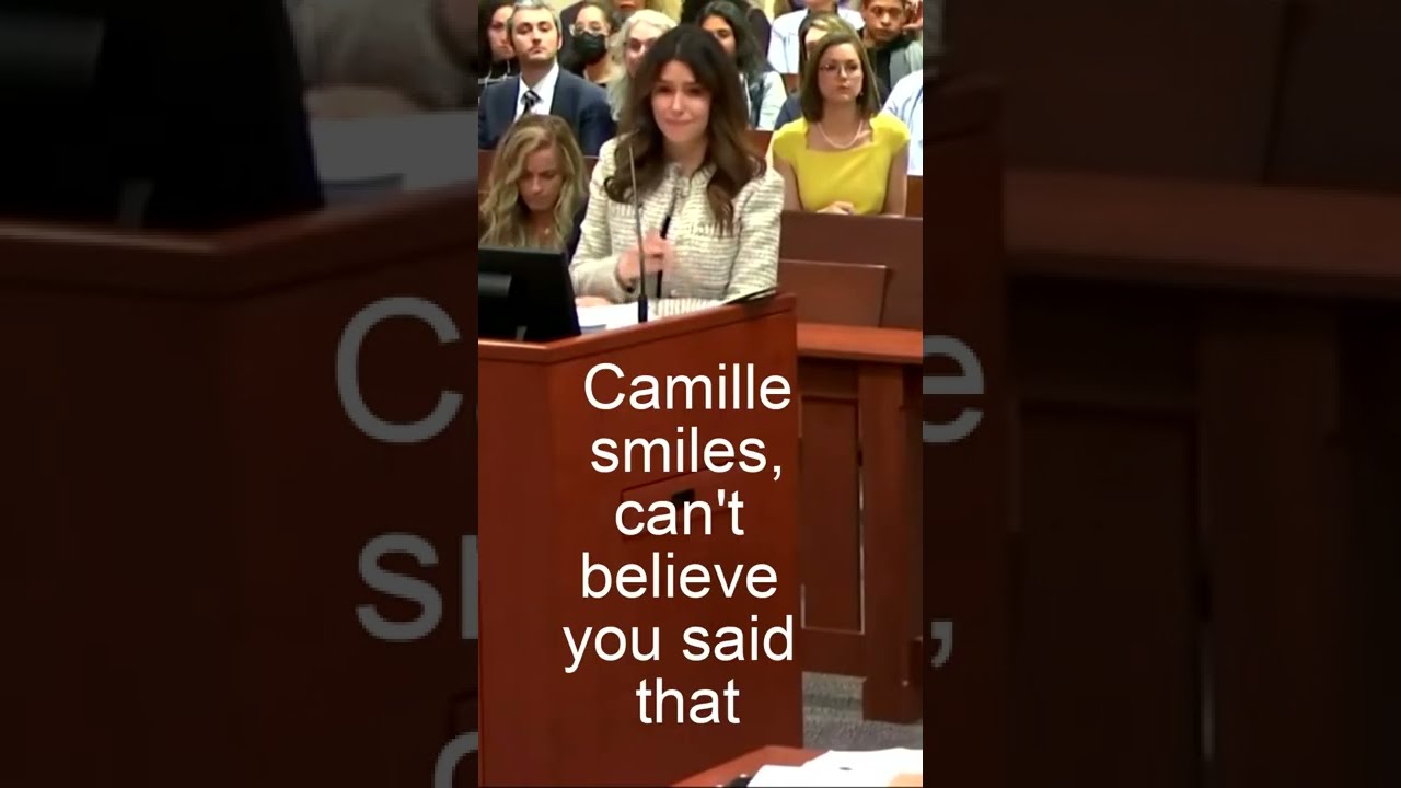 Camille laughs at Amber's unbelievable answer during cross examination #Shorts