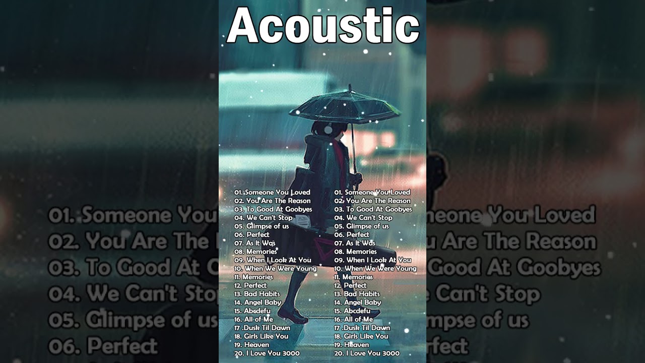 Top English Acoustic Love Songs 2023 ๐ถ