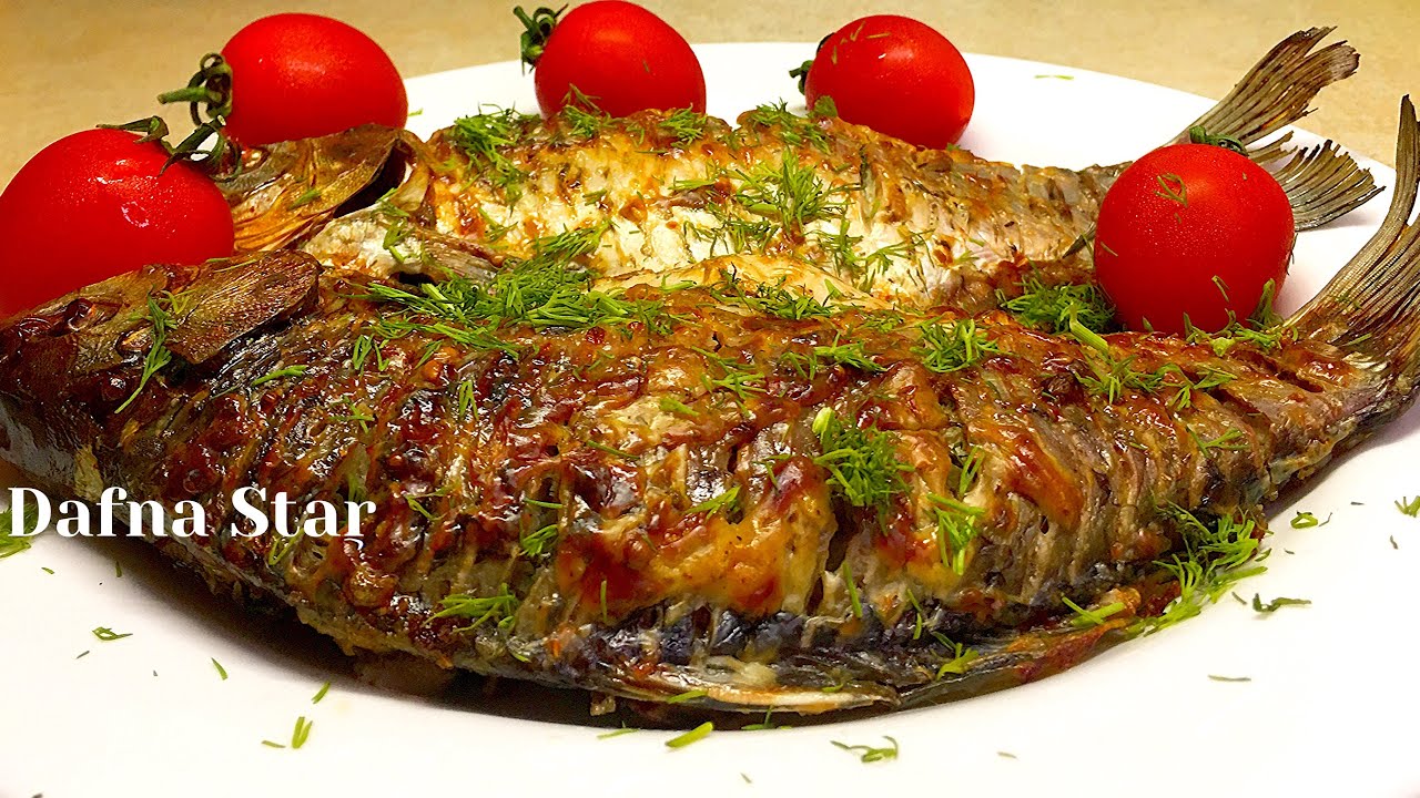 Запечённый карась с соевым соусом 🍣