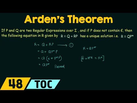 Arden’s Theorem