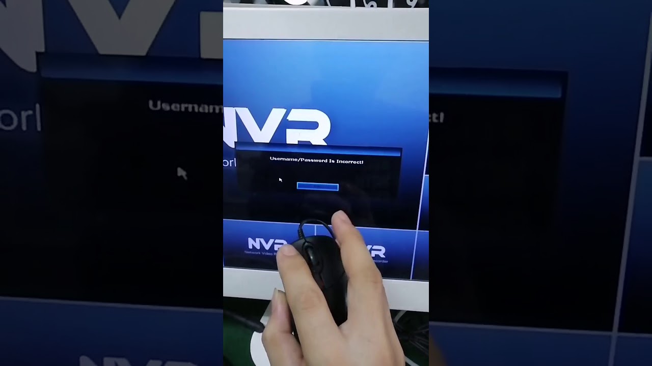NVR Password Resetting Procedures