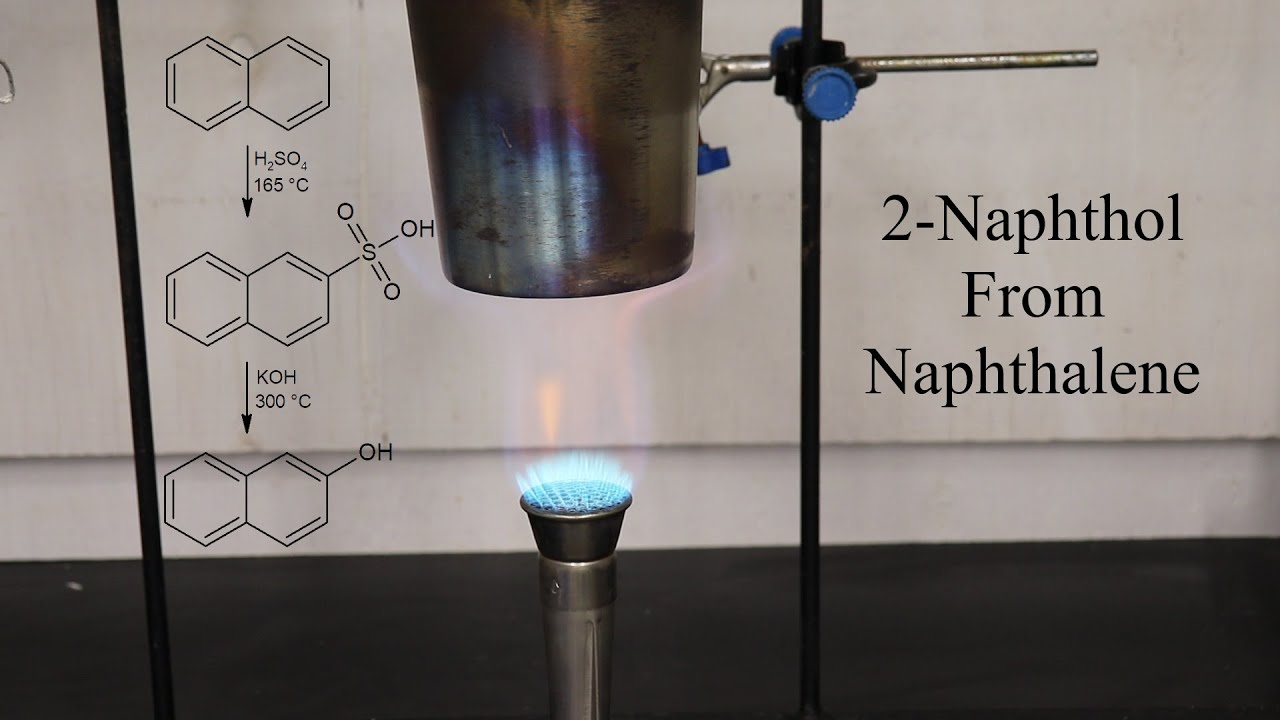 Synthesis of 2-Naphthol from Naphthalene 🧪