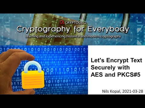 Secure Text Encryption Using AES and PKCS#5