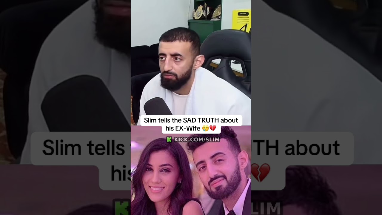 Slim tells the SAD TRUTH about his Ex-Wife Adam Saleh vlogs 😢💔 #adamsaleh #streamer #clips