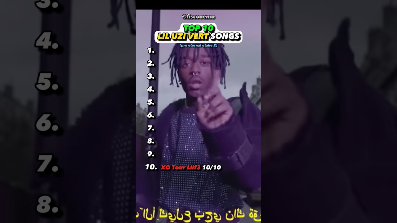 Lil Uzi Vert's Top 10 Songs 🎶