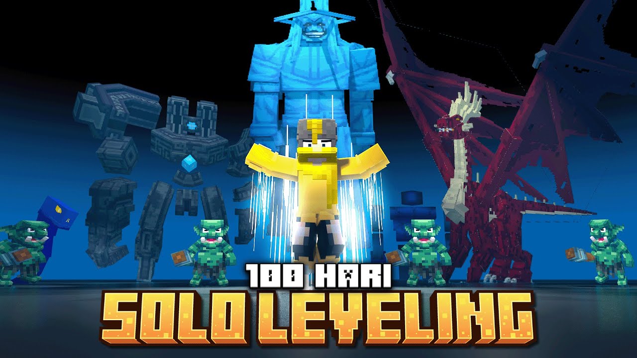 100 Hari Minecraft Solo Leveling 🧴