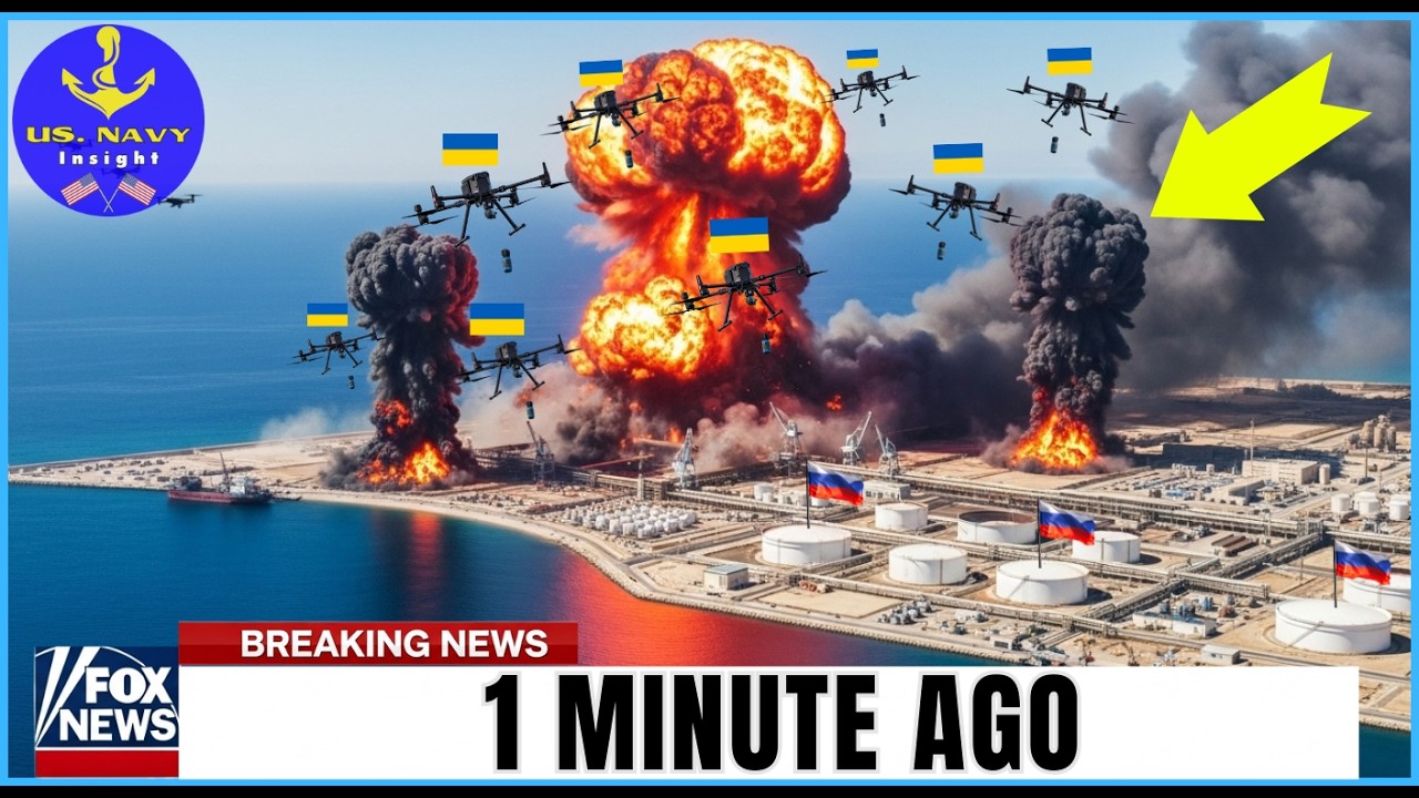 Ukraine Daring Drone Attack on Russia’s Baltic Port 🚢