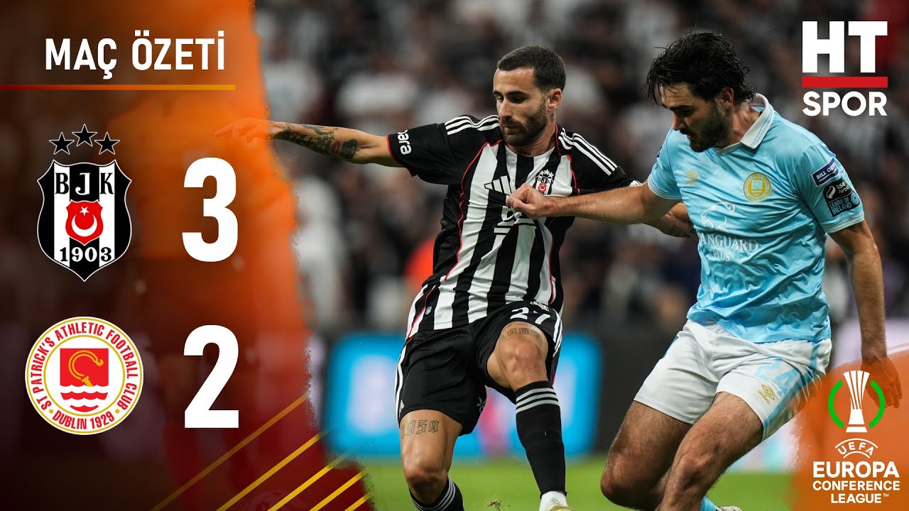 Beşiktaş 3-2 St. Patrick's | UEFA Konferans Ligi Özeti
