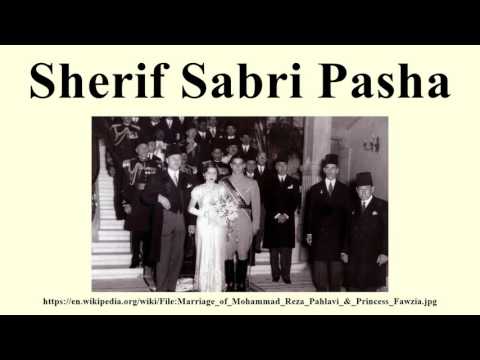 Sherif Sabri Pasha